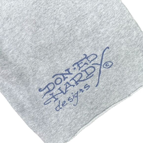 Vintage Y2K Ed Hardy Cut-Off Sweat Shorts - Size Small - Picture 3 of 8